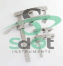 Morse Favaloro Sternal Retractor 4 Movable Blades Small & Medium 2 PCs Set