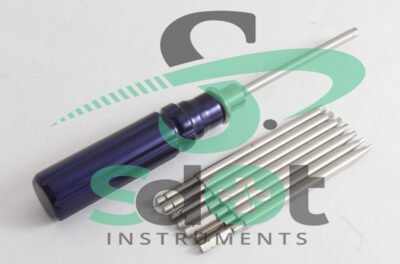 Orthopedic Bone Screwdriver Set With Quick Coupling Handle Surgical Instruments