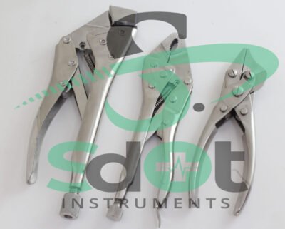 Plate Bending Pliers, Vise Grip Locking Pliers & Wire Twister and Cutting Pliers