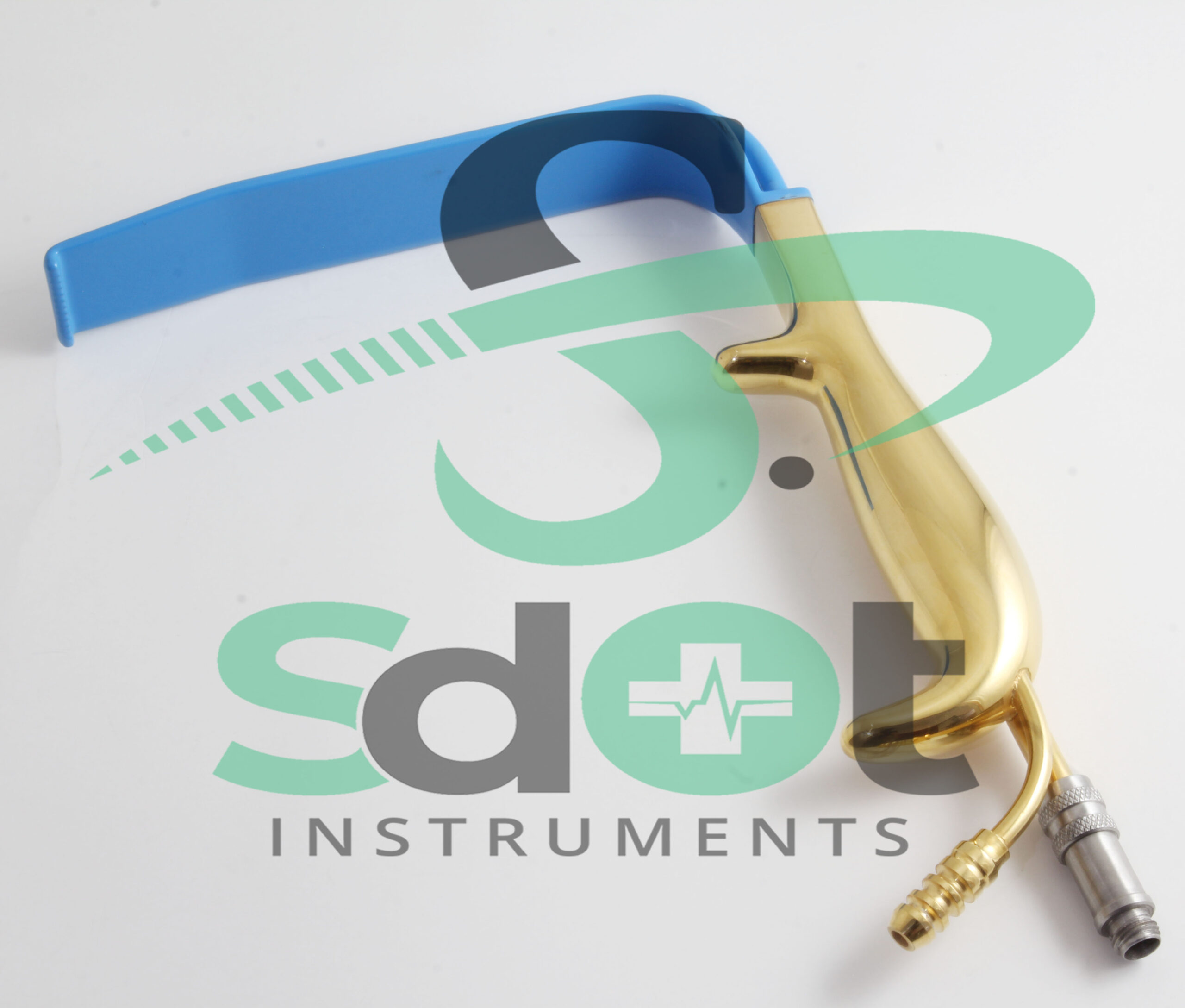 Tebbetts-Breast-Retractor-25mm-x-15cm-Fiber-Optic-Light-Guide-and-Suction-Tube