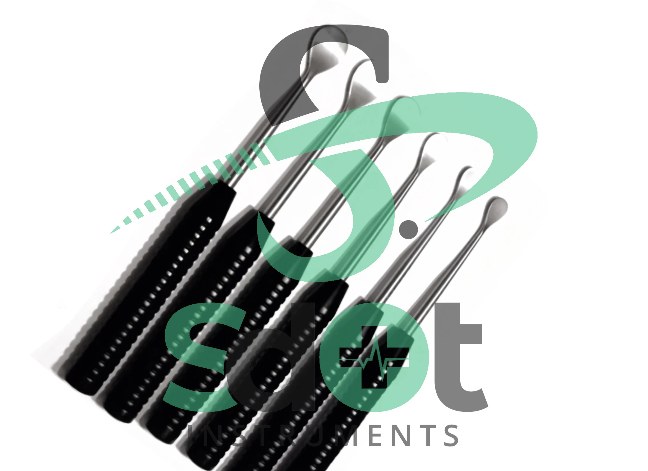 Cobb Elevator Spine Set of 6 Pcs Orthopedic Surgical Instruments Black Handle By SdOt Instruments