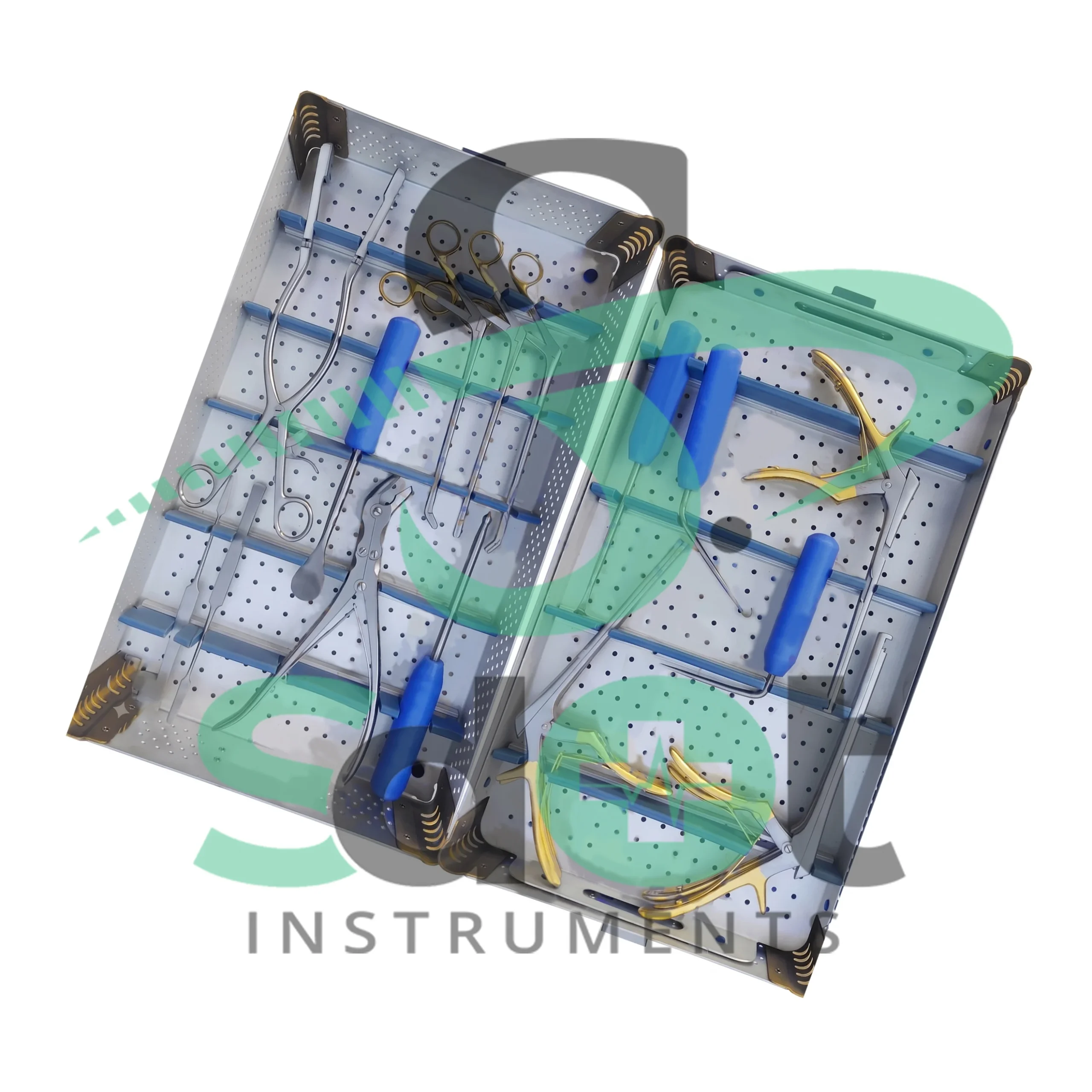 Laminectomy Spine Instruments Set of 18 Pcs With Aluminum Sterilization Box By SdOt Instruments - Image 3