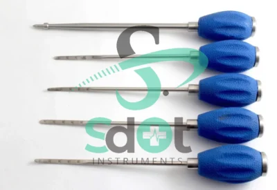Spine Prods and Awls Set of 5 Surgical Orthopedics Instruments, Neurosurgery Set By SdOt Instruments