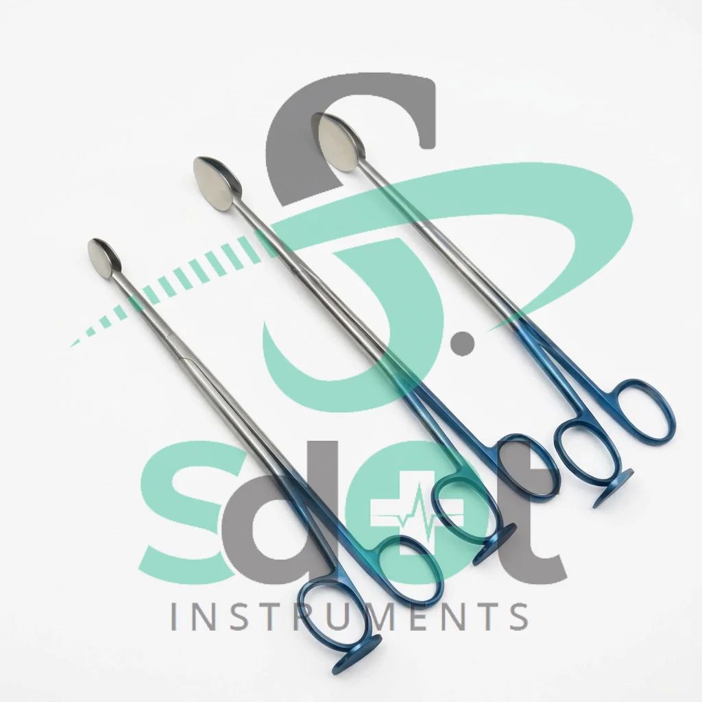 Trepsat Facial Flap dissector scissors set of 3pcs,10mm,15mm,20mm total length By SdOt Instruments - Image 2