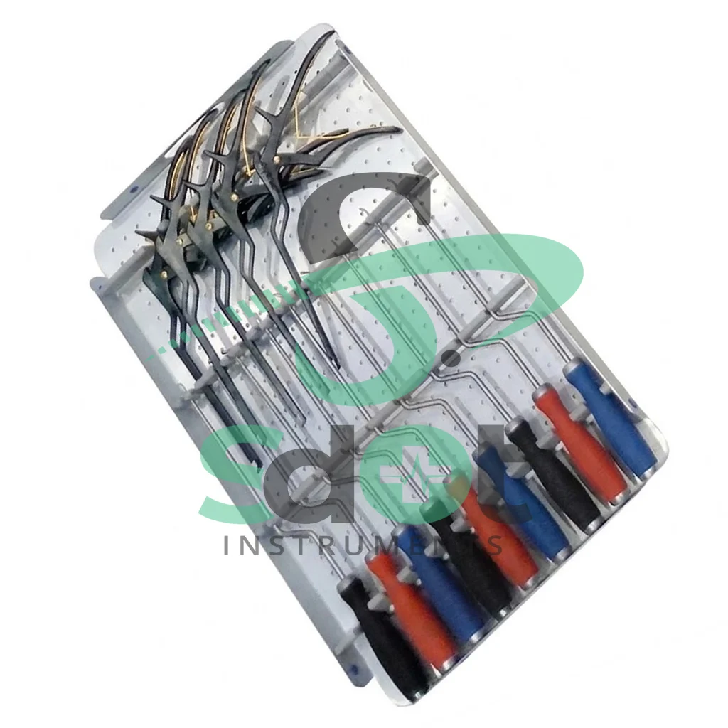 New Mis Tubular Retractor Metrex Retractor system with instruments Sterilize-Box1 By SdOt Instruments - Image 3