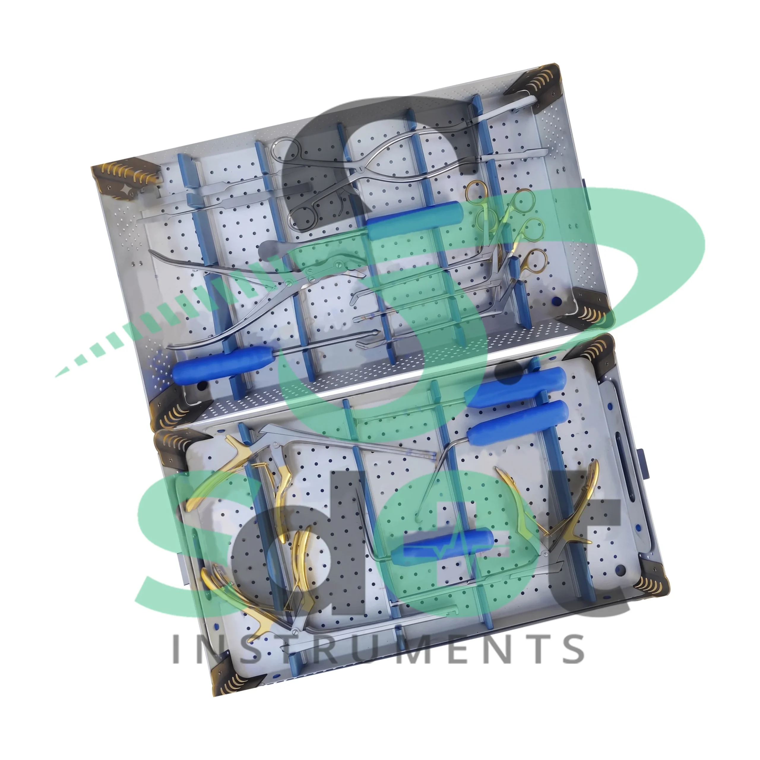 Laminectomy Spine Instruments Set of 18 Pcs With Aluminum Sterilization Box By SdOt Instruments - Image 4
