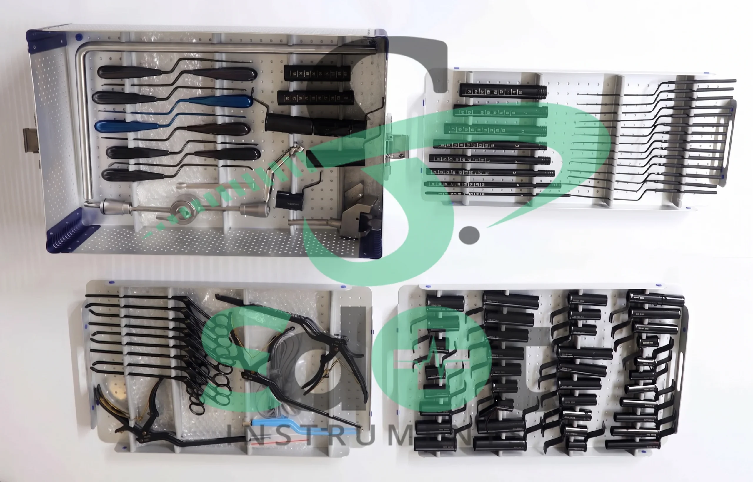 Mis Retractor System Tubular Retractors Complete Set Black Coated Spine Surgery By SdOt Instruments - Image 3