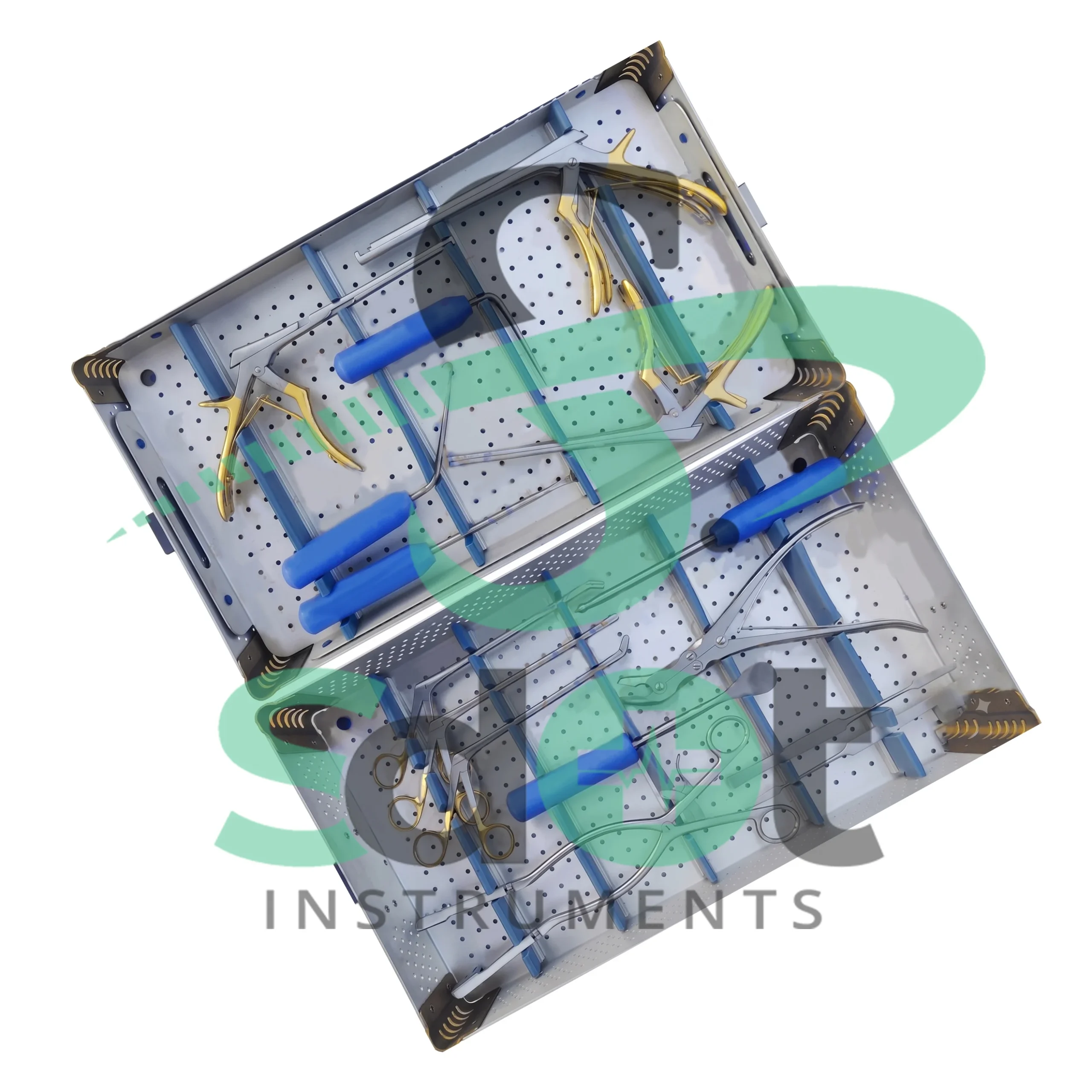 Laminectomy Spine Instruments Set of 18 Pcs With Aluminum Sterilization Box By SdOt Instruments - Image 5