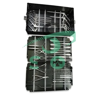 Orthopedic Cervical Spinal Surgery Instrument Set With Aluminum Box High Quality By SdOt Instruments