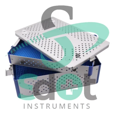 Long Aluminium Sterilization Box 22 x 8 x 5 Inch Instrument Storage Case By SdOt Instruments