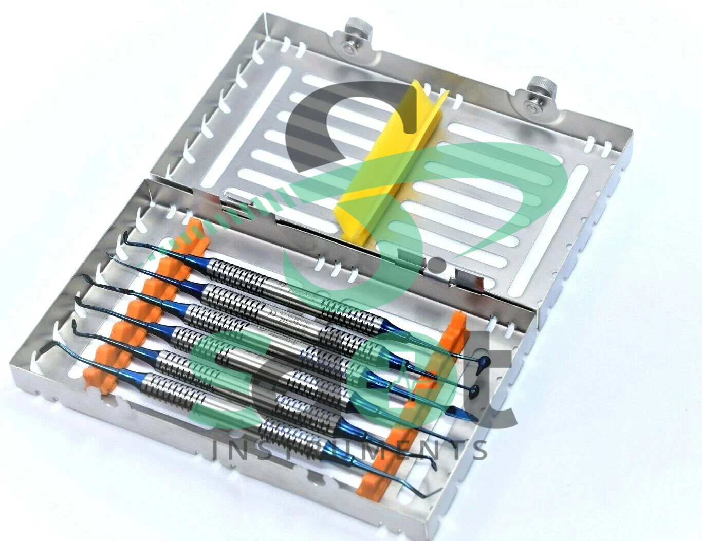 German Dental Composite Filling Instrument Titanium Restorative Kit W/ Cassettes By SdOt Instruments - Image 5
