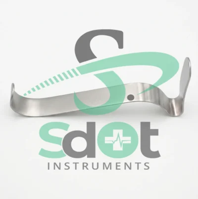 Freeman Flap Retractor 25mm 1" Wide Blade Curved 8" Plastic Surgery Instruments By SdOt Instruments