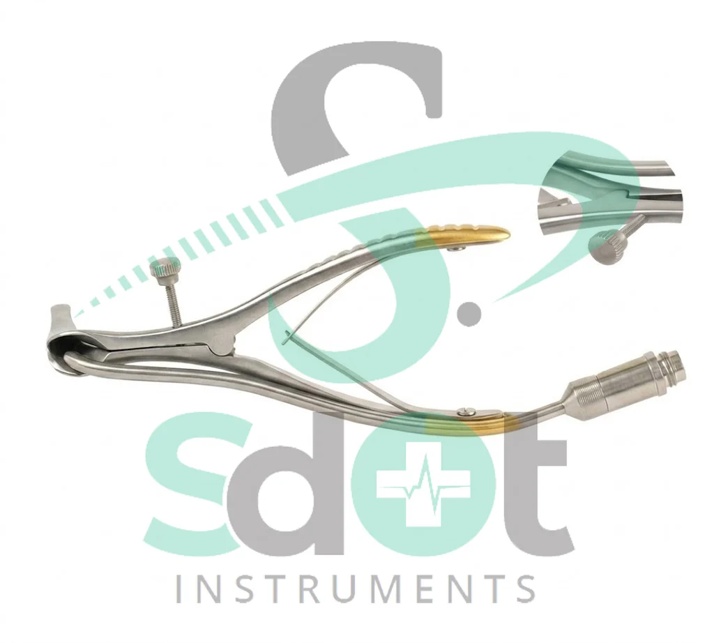 Cottle Nasal Speculum 60mm With Fiber Optic Plastic Surgery Instruments By SdOt Instruments