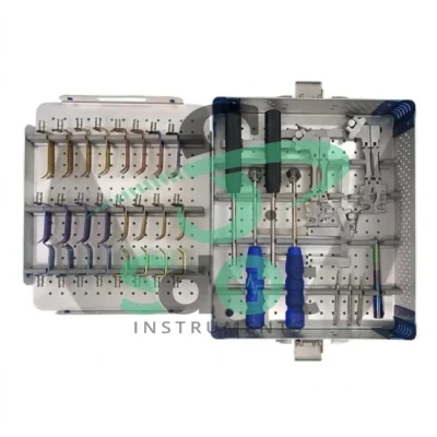 New Trim Line Cervical Retractor Spine System Instrument Set With Box By SdOt Instruments