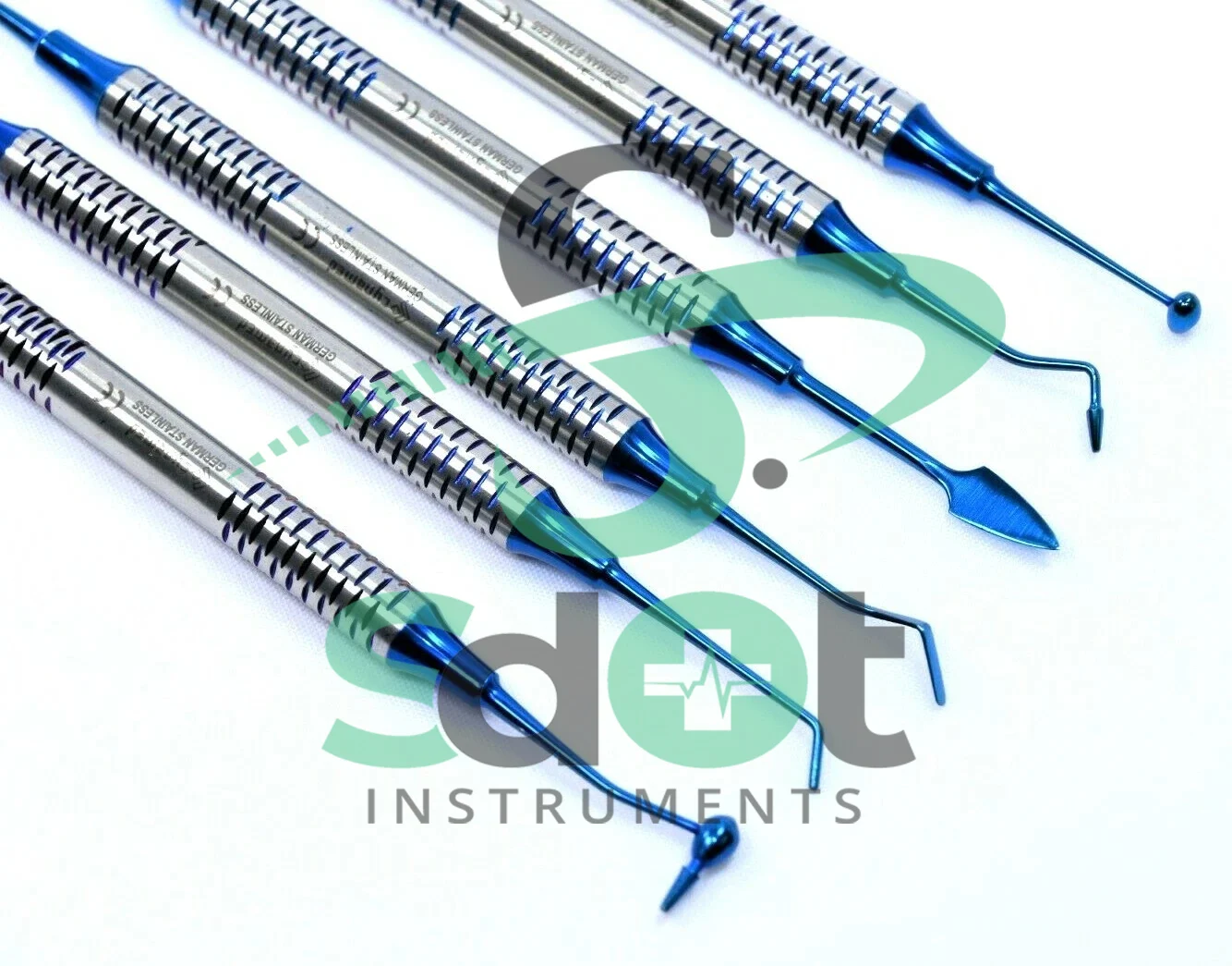 German Dental Composite Filling Instrument Titanium Restorative Kit W/ Cassettes By SdOt Instruments - Image 6