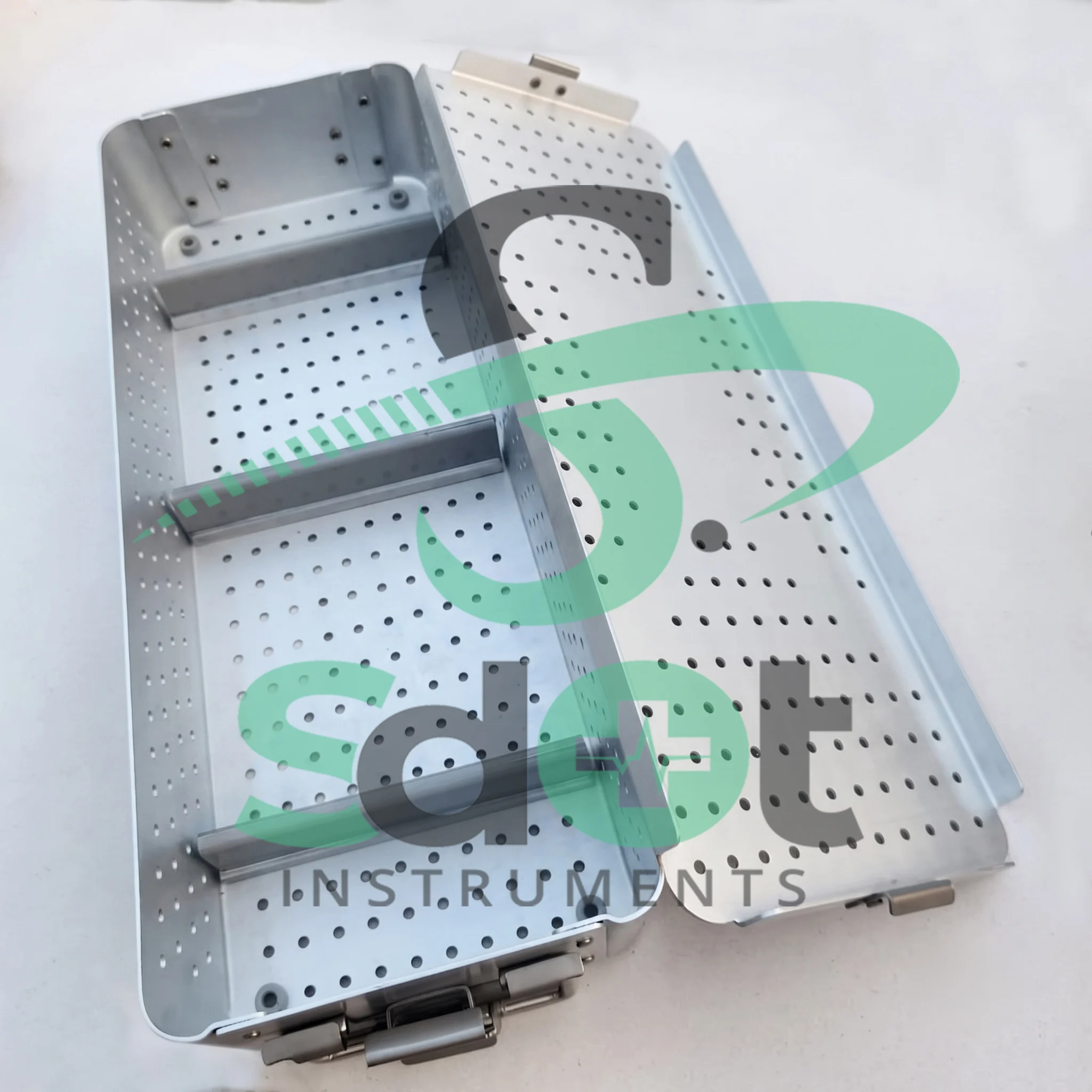 Hysteroscopy Sterilization Tray Box Aluminum Alloy Case Surgical Instrument By SdOt Instruments - Image 3