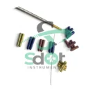 ACL Interference Screws Dia:7mm,8mm,9mm & 10mm Length 20 to 35mm, 49Pc Tt G5 By SdOt Instruments