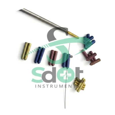 ACL Interference Screws Dia:7mm,8mm,9mm & 10mm Length 20 to 35mm, 49Pc Tt G5 By SdOt Instruments