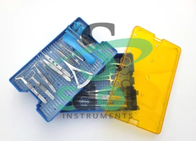 Ophthalmic Eye Surgery Set Blepharoplasty Instruments Ophthalmology 26 Pcs Set By SdOt Instruments