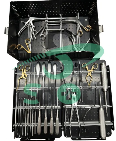 Orthopedic Cervical Spine Surgery Instrument Set With Aluminum Box High Quality By SdOt Instruments