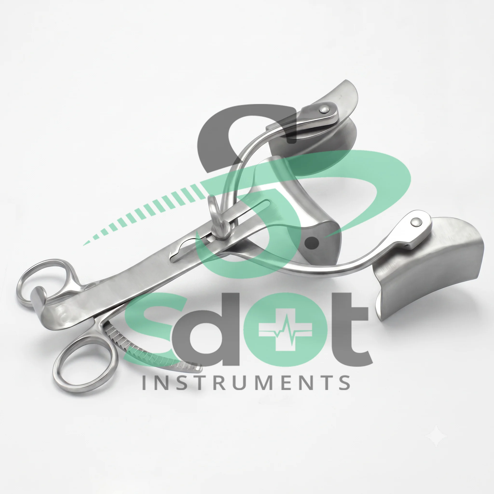OR Grade Collin Abdominal Retractor With 3 Blades Surgical General Surgery By SdOt Instruments