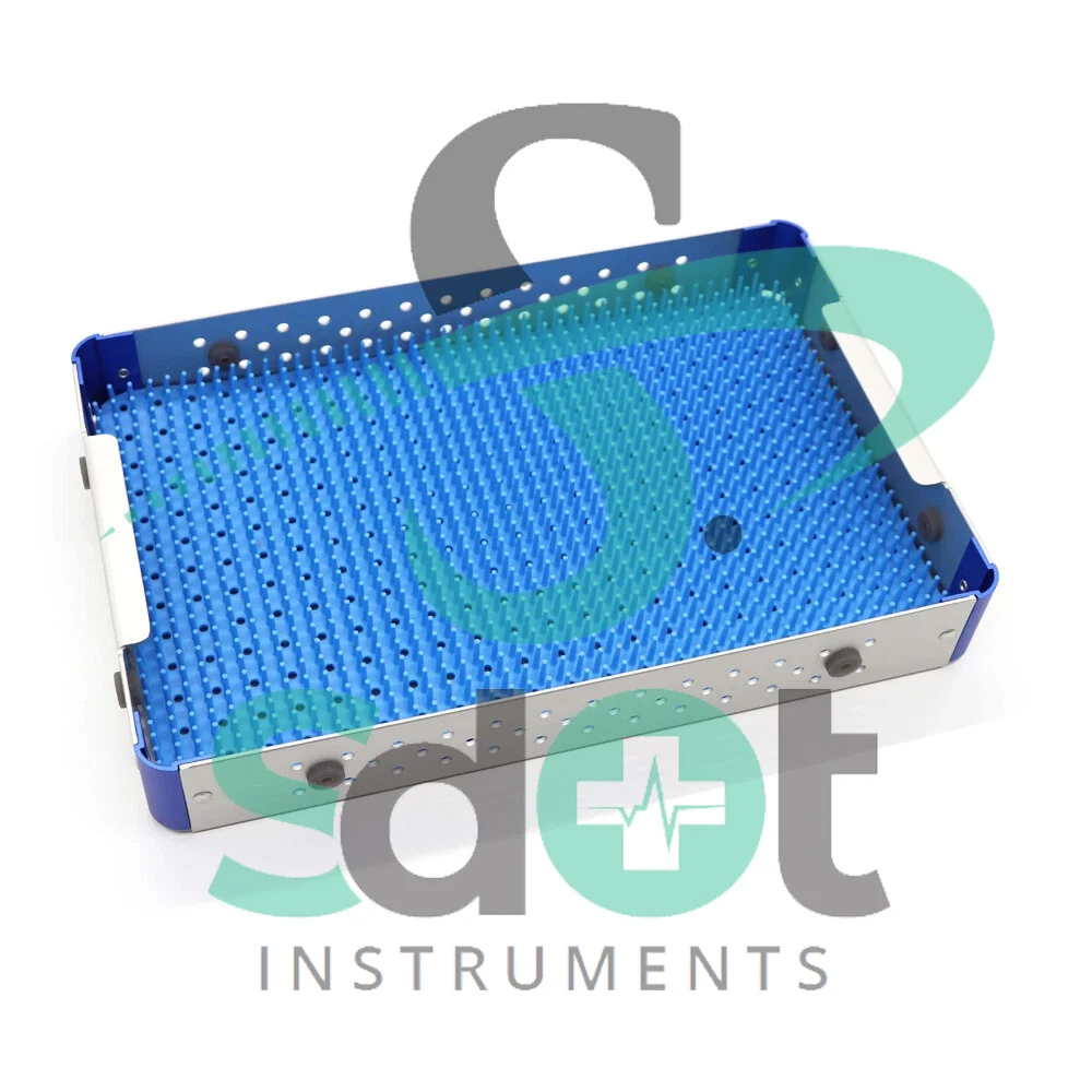 Two layer Sterilization tray case box surgical instrument Sterilize tray,us By SdOt Instruments - Image 3