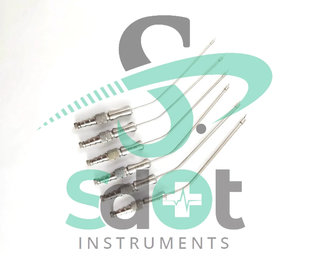 6 PCs Set Frazier Suction Tubes With Ball Tip 6 To 12 Fr Surgical Instruments By SdOt Instruments - Image 2