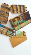 Locking Small Fragment Instrument set & Tibia 6,8, 10, 12 H plates & screw 211pc By SdOt Instruments