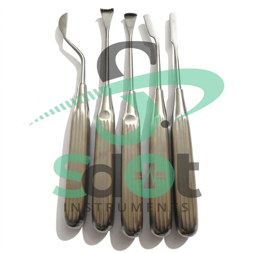 Tashan Cakir Micro Nasal Saw, Set of 5 Pcs Of Rhinoplasty Saw Instruments By SdOt Instruments