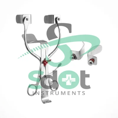 Millin Retractor 10.5", Sprd. 4.75", 2 Pairs of Blades, 25x57mm & 25x80mm, Prem By SdOt Instruments