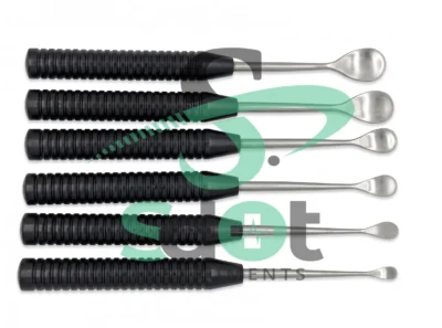 Cobb Elevator Set Spine Surgical Orthopedic Instruments Set of 6 Pcs Black Color By SdOt Instruments