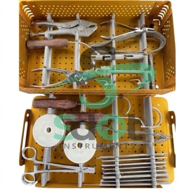 K Wire Instrument Set with Aluminum Box (101 Pcs) By SdOt Instruments