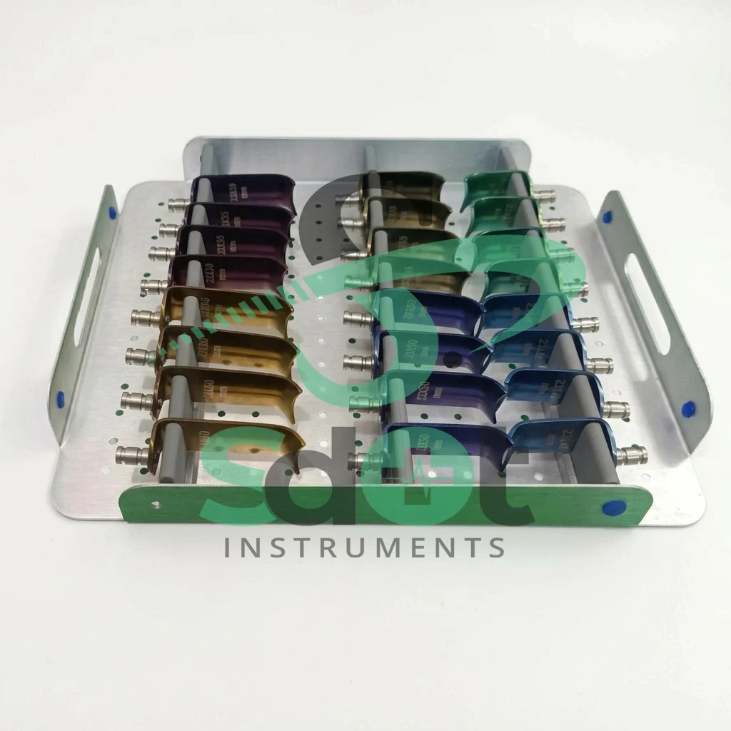 New Trim Line Cervical Retractor Spine System Instrument Set With Box By SdOt Instruments - Image 3