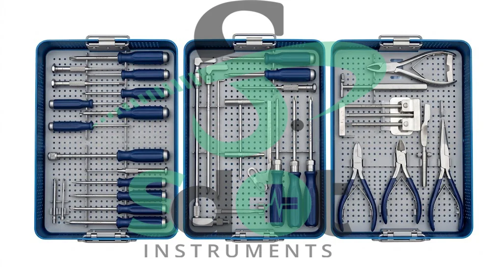 SPINE SURGERY INSTRUMENTS SET WITH ALUMINIUM BOX By SdOt Instruments - Image 6