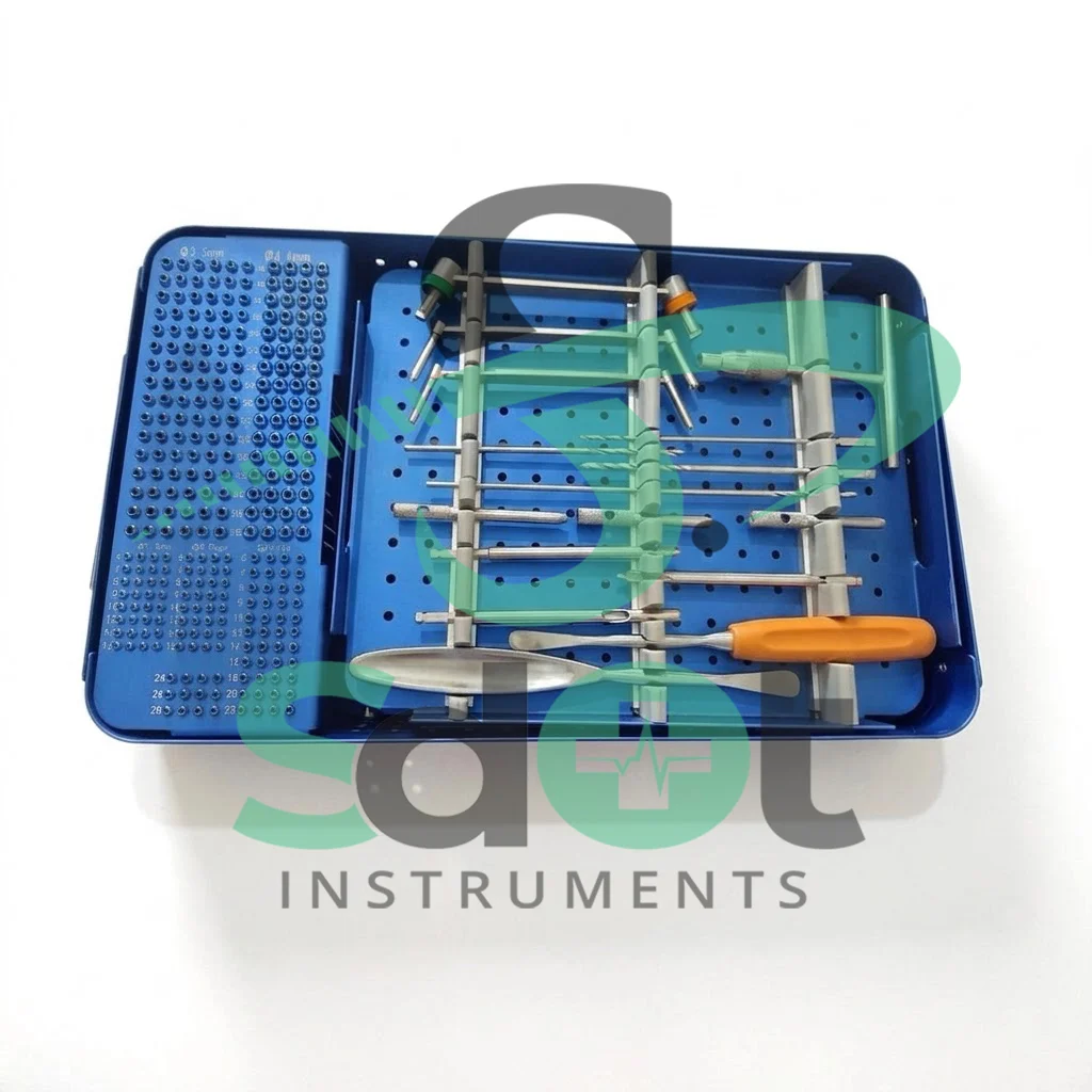 Locking Small Fragment Instrument set with Titanium grade 5 screws (323 pcs) By SdOt Instruments - Image 2