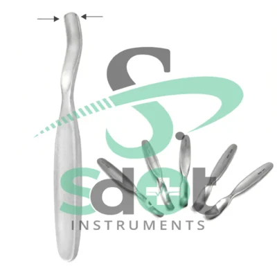 McGlamry Periosteal Elevator (9,11,13,15,17)mm 6-1/2'' Set OF 5 Orthropedic By SdOt Instruments