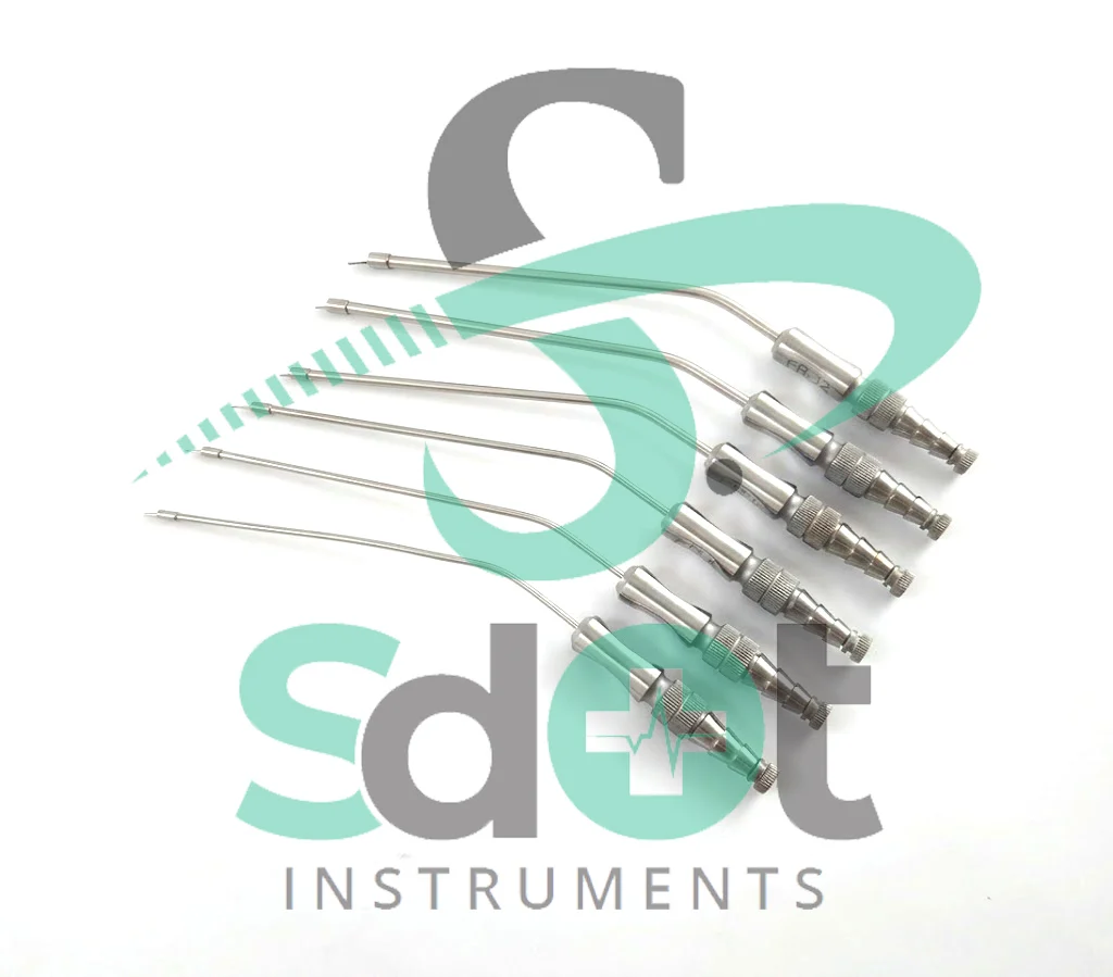 6 PCs Set Frazier Suction Tubes With Ball Tip 6 To 12 Fr Surgical Instruments By SdOt Instruments