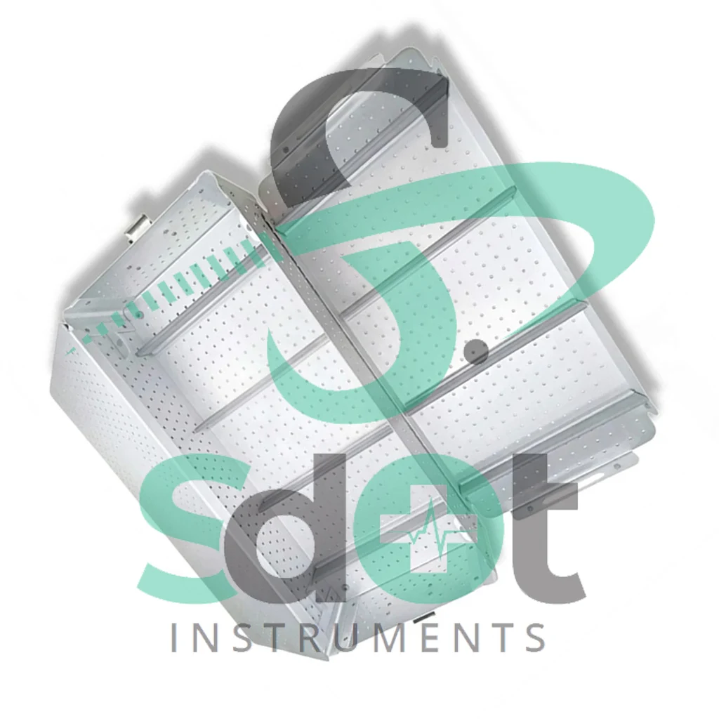 Aluminum Surgical Tray Sterilization Box 650x255x165 mm Laparoscope Instruments By SdOt Instruments - Image 2