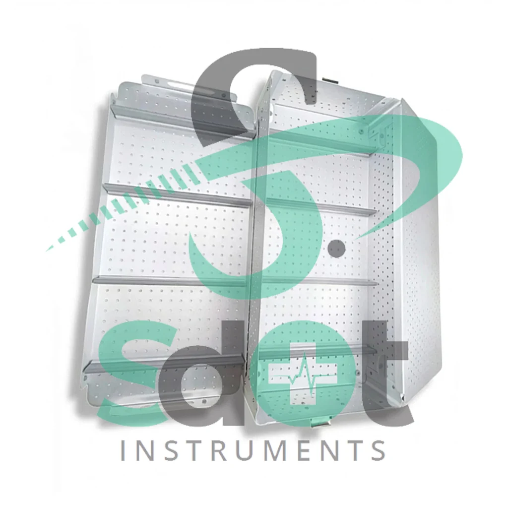Aluminum Surgical Tray Sterilization Box 650x255x165 mm Laparoscope Instruments By SdOt Instruments - Image 4