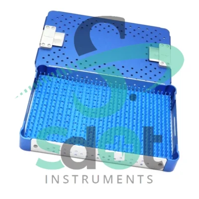 1pcs Sterilization Tray Case Box Ophthalmic Aluminium Disinfection Box 23x15x3cm By SdOt Instruments