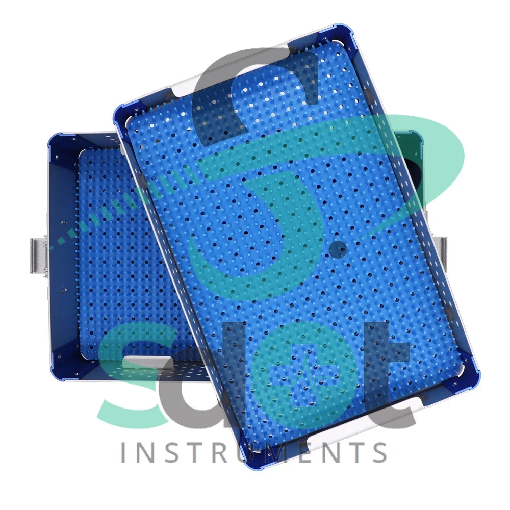 Two layer Sterilization tray case box surgical instrument Sterilize tray,us By SdOt Instruments - Image 5
