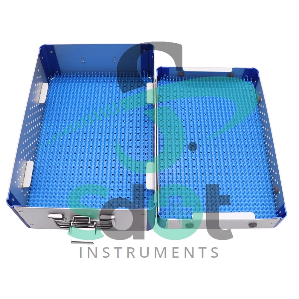 Two layer Sterilization tray case box surgical instrument Sterilize tray,us By SdOt Instruments - Image 4