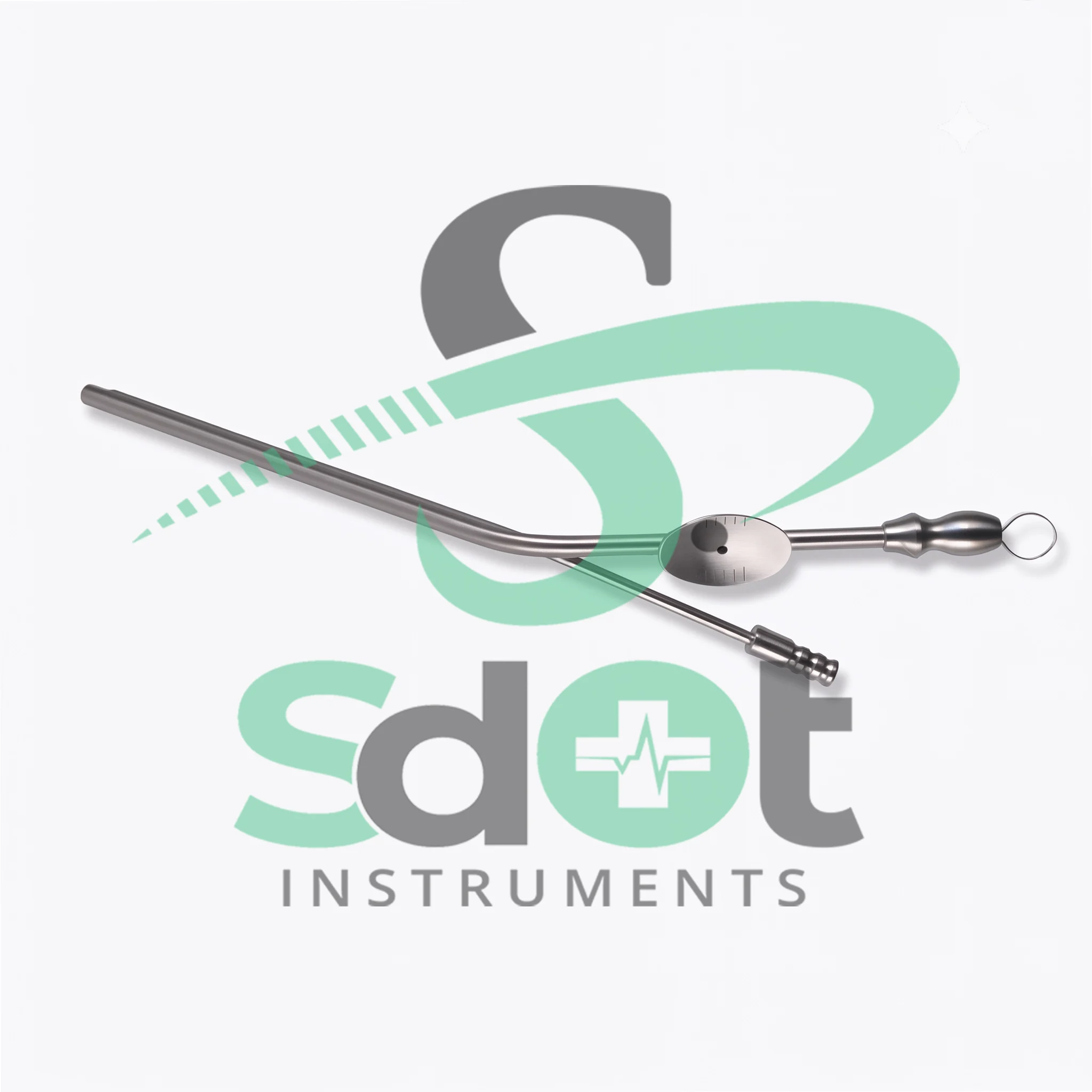 House Suction Irrigator 5.5" Angled | 8.0x12.0 Fr ENT Surgical Instruments By SdOt Instruments - Image 2