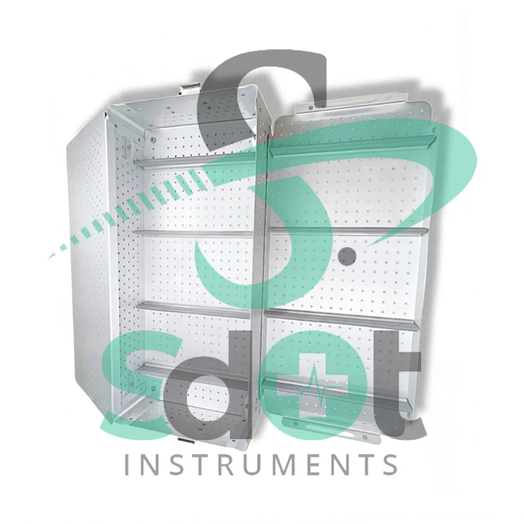 Aluminum Surgical Tray Sterilization Box 650x255x165 mm Laparoscope Instruments By SdOt Instruments - Image 5