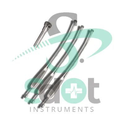 3pcs Long Suction Tubes 45cm | Thoracic VAT Surgery Set | Reusable Aspirator By SdOt Instruments