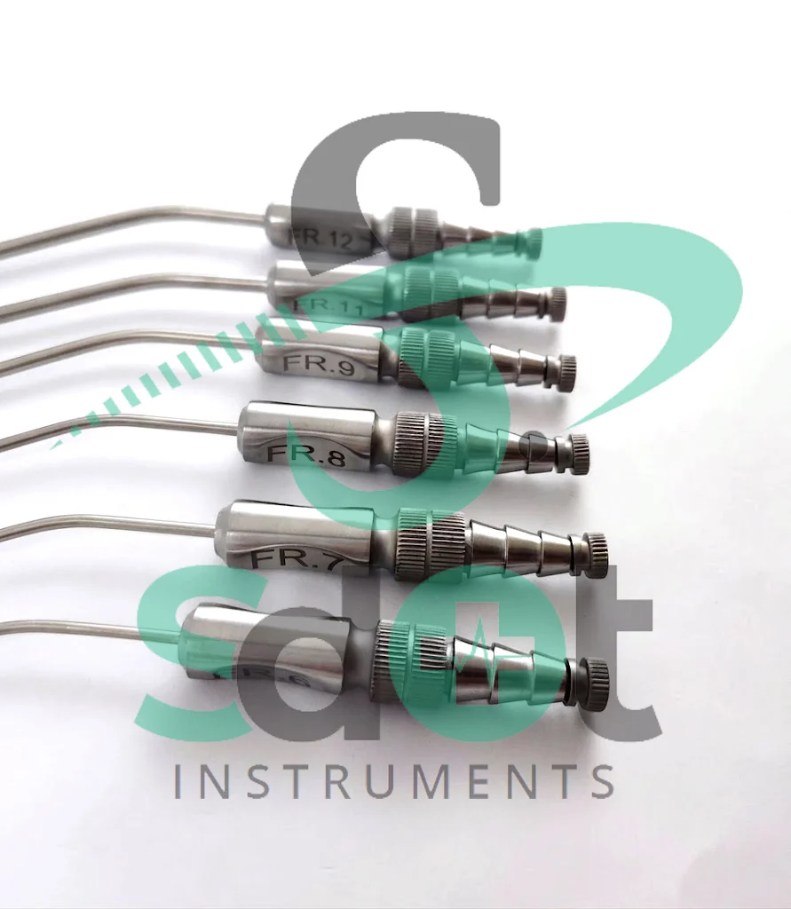 6 PCs Set Frazier Suction Tubes With Ball Tip 6 To 12 Fr Surgical Instruments By SdOt Instruments - Image 6