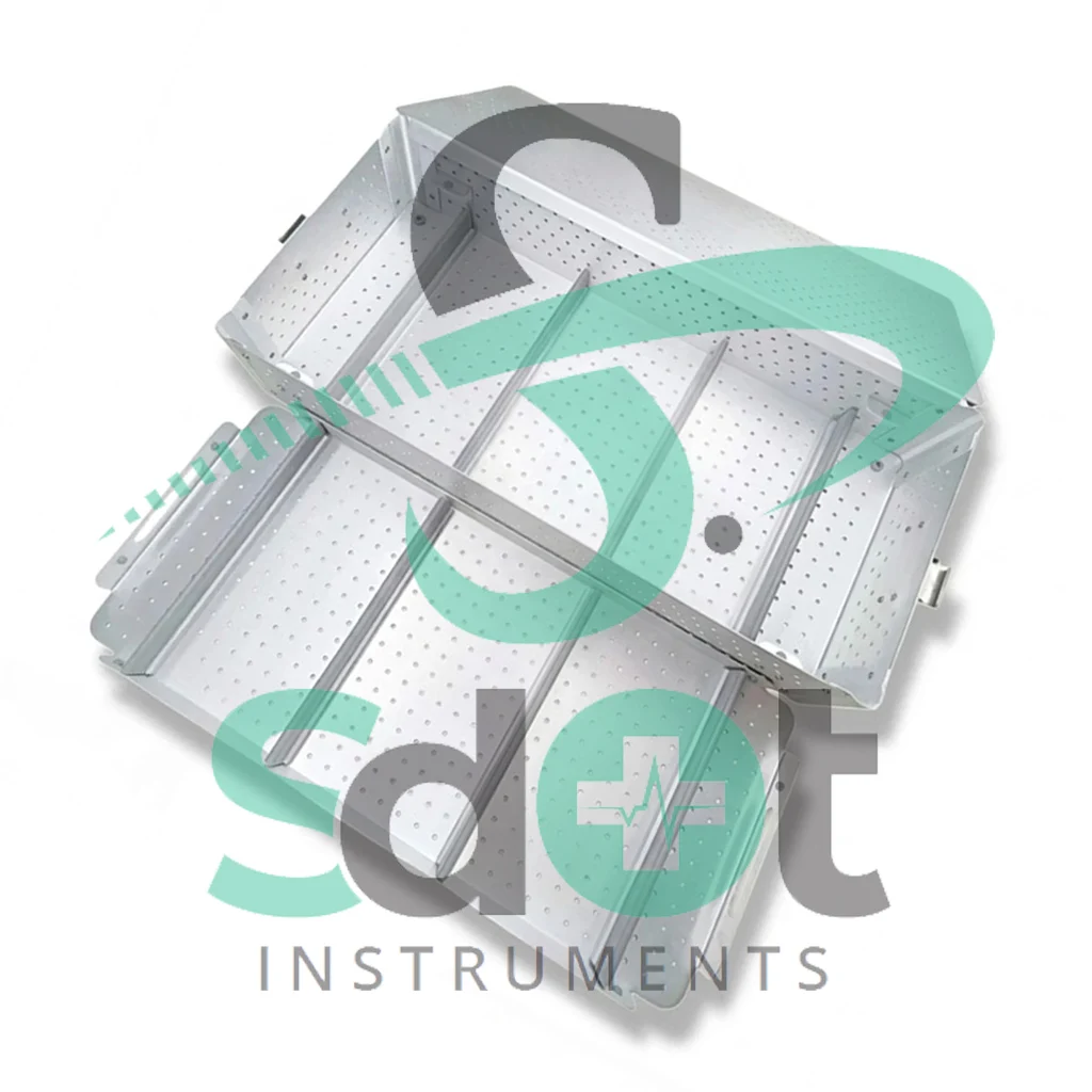 Aluminum Surgical Tray Sterilization Box 650x255x165 mm Laparoscope Instruments By SdOt Instruments - Image 6