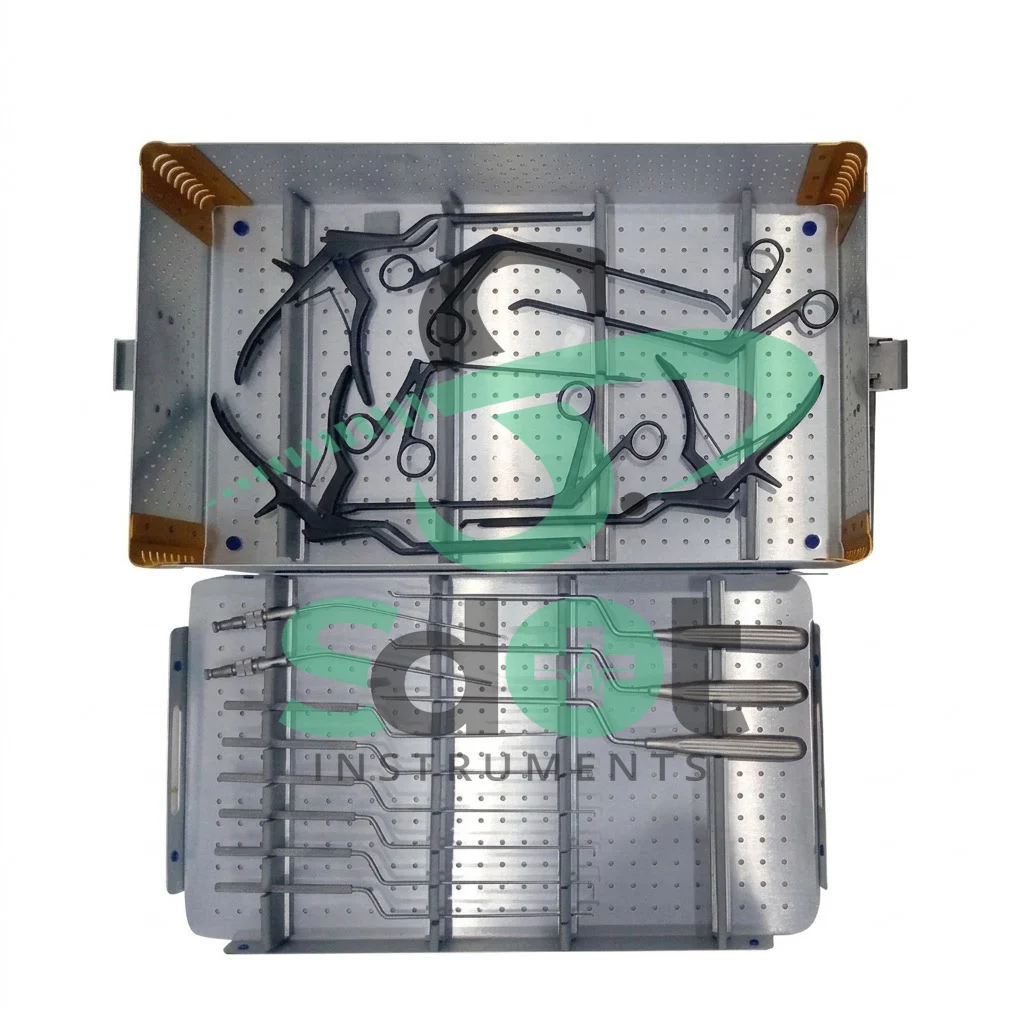 New Microdiscectomy spine surgery instruments with box By SdOt Instruments