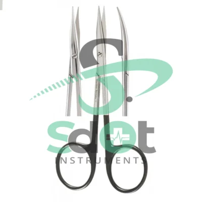 Supercut Delicate Steven Tenotomy Scissors 7" Curved, Color Handle Surgical By SdOt Instruments