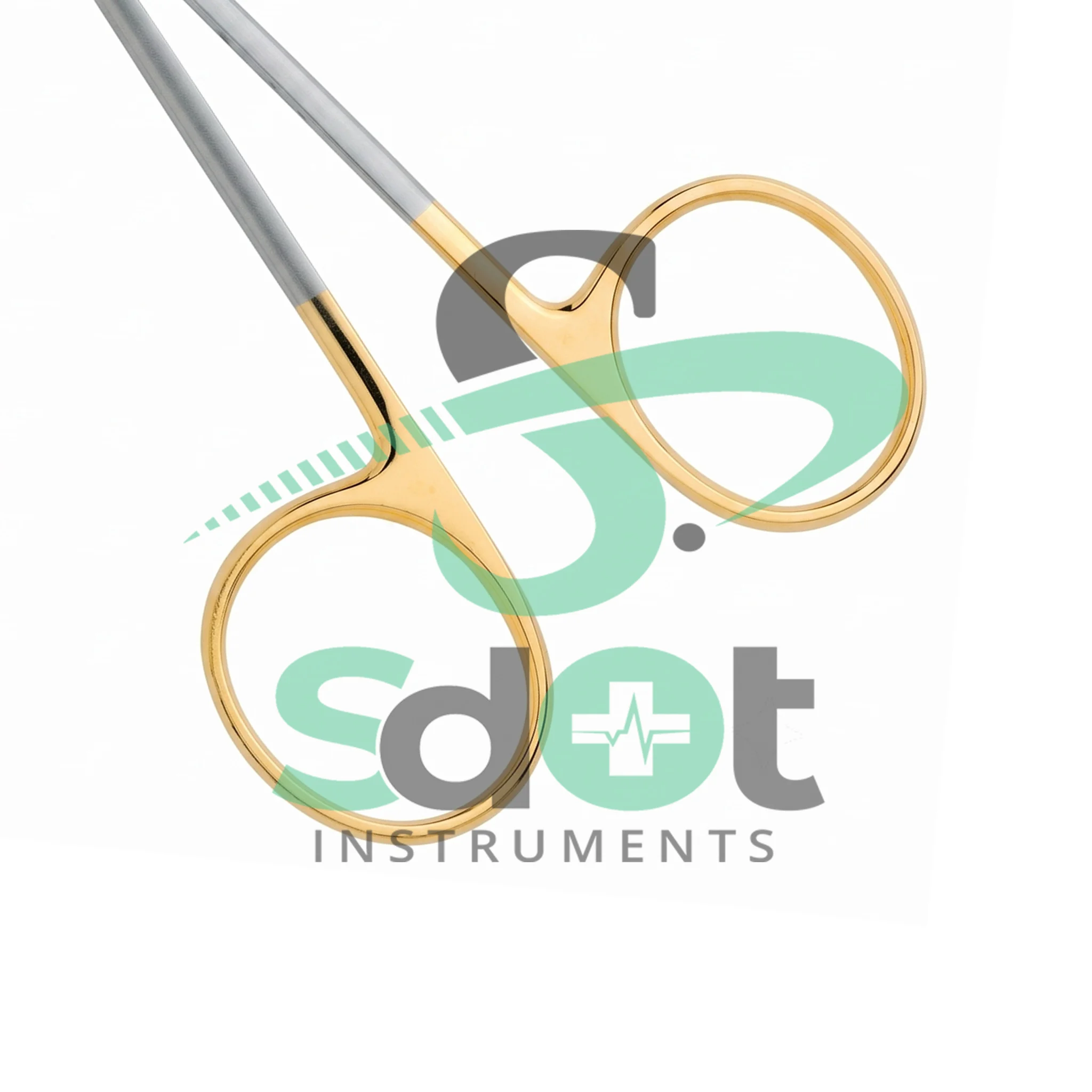 Set of 2 TC Strabismus Scissors, 4.5", Curved Blades, Premium By SdOt Instruments - Image 2